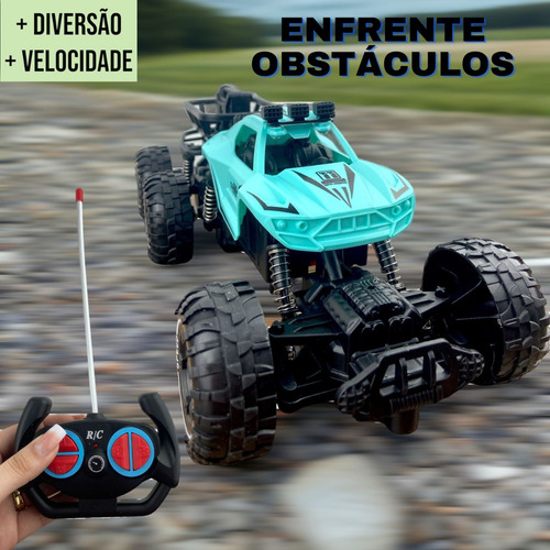 Carrinho Controle Remoto Recarregavel 6 Blink Laranja