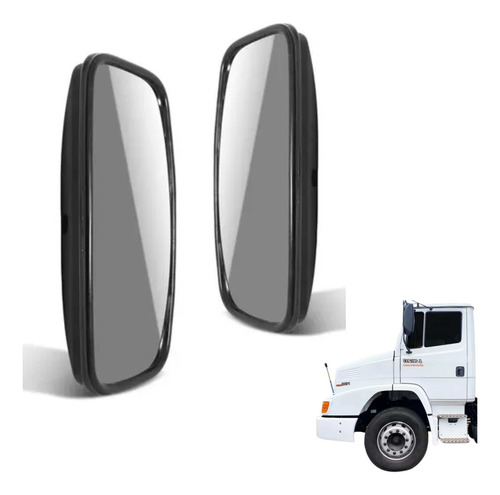 Espelho Retrovisor Mb Hpn 1218/1618/1620- Vidro Convexo Jogo