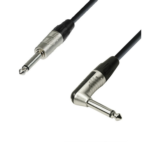 Cable Guitarra Bajo Plug Acodado Adam Hall K4ipr0600 6m