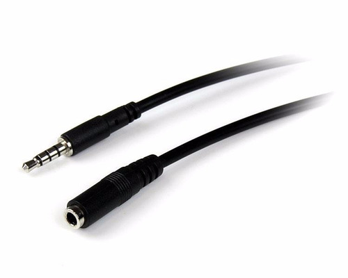 Imagen 2 de 4 de Cable Alargue Audio 1,5mts 3,5mm Macho A 3,5mm Hembra Full T