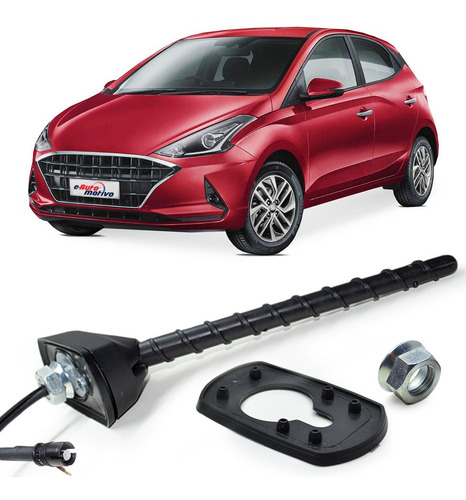 Antena Teto Hyundai Hb20 2012 A 2022 Carro Flexível Traseiro