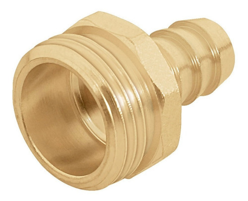 Conexión Laton Macho 5/8' Manguera, Blister Truper 12289 Color Dorado