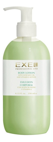 Emulsion Corporal Vit E , Aceite De Paltas Exel 250 Ml Valvu