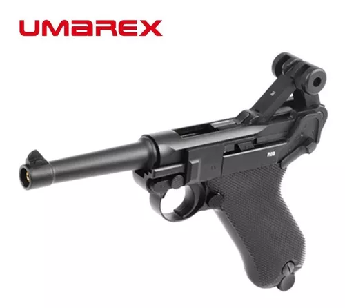 Pack réplica Luger 08 - Umarex Legends P08 Full Metal (Pistola de Aire  comprimido CO2 y balines de Acero) <3,5J : : Deportes y aire libre
