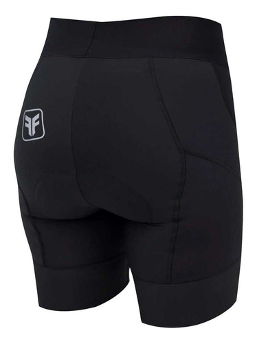 Imagem 2 de 8 de Bermuda Freeforce Feminina Queen Preta Ciclismo Linda
