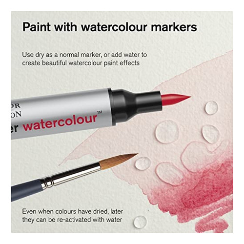 Juego De Acuarelas Winsor & Newton Promarker, 6 Unidades, Fo
