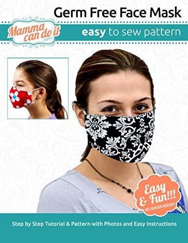 Book : Germ Free Face Mask | Pattern Children - Adult Sizin