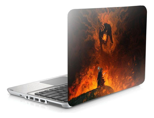 Skin Adesivo Notebook 17 Balrog Senhor Dos Anéis Gandalf B2