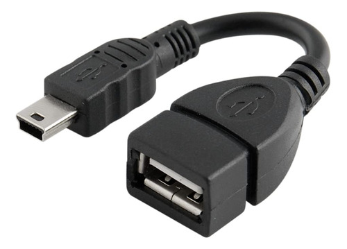 Mini Usb Macho A Usb 2.0 Hembra Host Otg Cable Adaptador