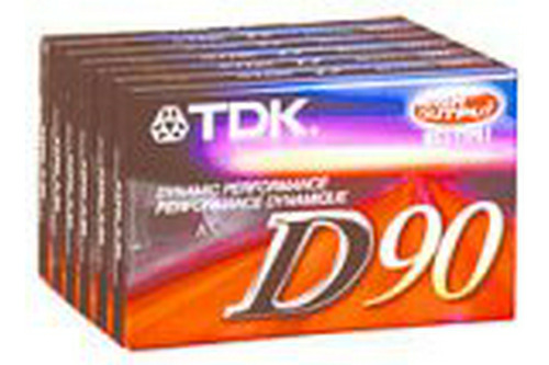 Tdk Cintas De Audio De 90 Minutos (6-pack) (d90s6f) (descont