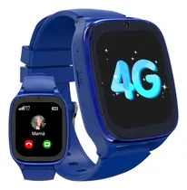 Comprar Reloj Inteligente Para Niños Smartwatch Llamadas 4g pthtechus FULL HD LCD Smartwatch Con Cámara Smartwatch admite Chip Sim,música,juegos X60 color Azul 4g SmartWatch SOS Reloj SmartWatch