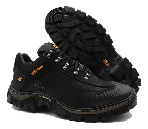 LETURNING BOOT TENIS CATERPILLAR ADVENTURE LEATHER NOBUCK LEGITIMUM 100%  NATURAL MALE