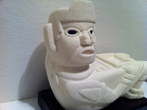 Escultura Chac Mool Tolteca Mármol Faardym