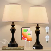 Comprar Seealle Juego De 2 Lámparas Táctiles Para Mesita De Noche