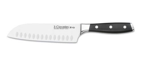 Cuchillo 3 Claveles Toledo Santoku Hoja De 14cm Inox 1535 