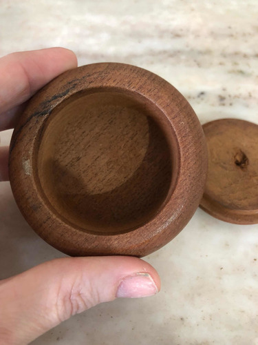 Imagen 6 de 8 de Cofre Alahero Madera (cc2) Con Tapa Porta Anillos