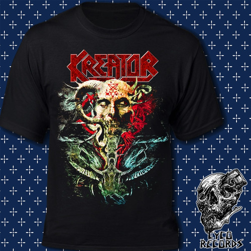 Kreator Satan Is Real - Metal - Polera- Cyco Records