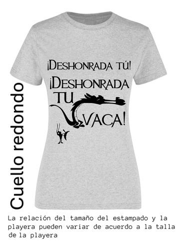 Spinne - Playera Dama | 100% Algodón | Peliculas | Deshonor