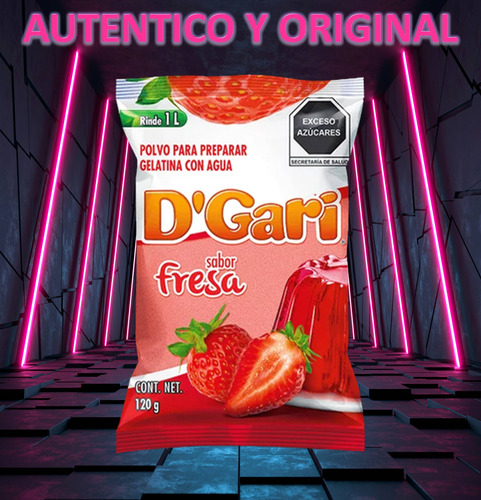 Dgari® 3 Gelatinas De Leche Sabor Fresa Rinde 1 Litro Wow