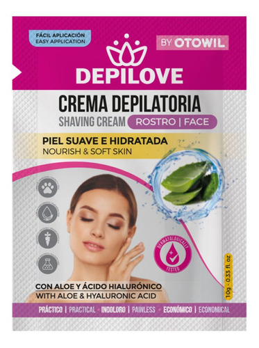 Otowil Depilove Rostro X10g.   