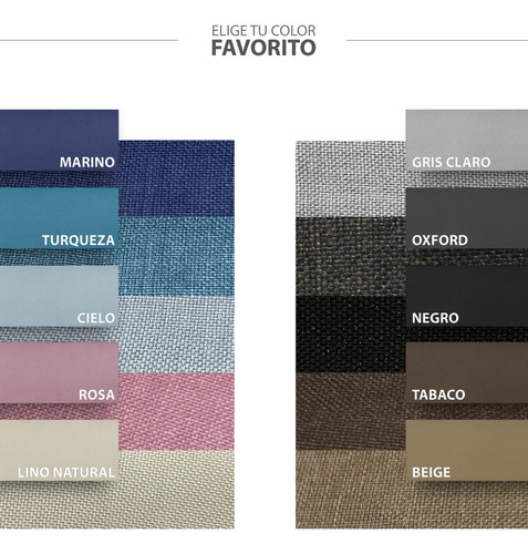 Cabecera Queen Size Dotico Raya Vertical 3 En 1 Moderna Color Cielo