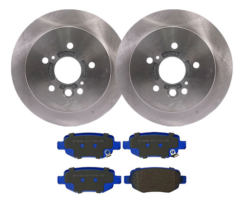Discos Freno Con Pastillas Traseras Para Lifan X60 2012 2019