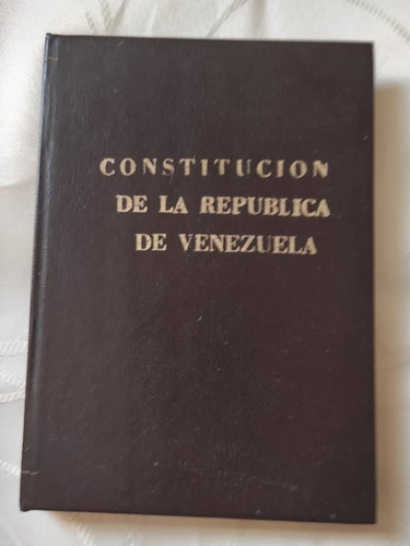 Constitución De La República De Venezuela 4ta República