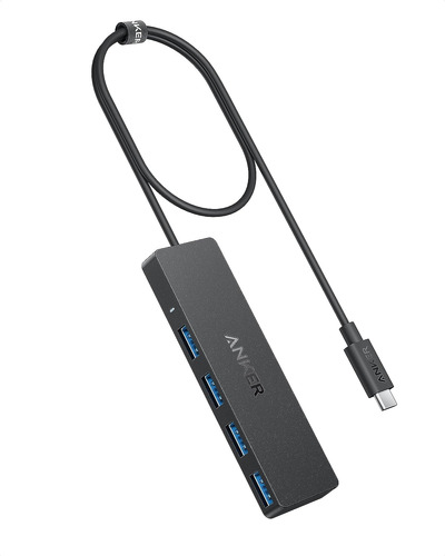 Hub Anker Usb C, Hub Usb 3.0 De 4 Puertos Con Transferencia