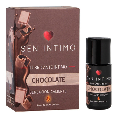 Lubricante Intimo Caliente Chocolate 30ml A Base De Agua