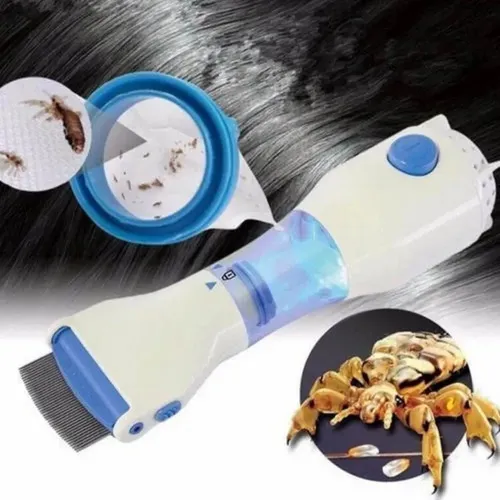Cepillo Eléctrico Modelador Quita Piojos Y Liendres Blanco