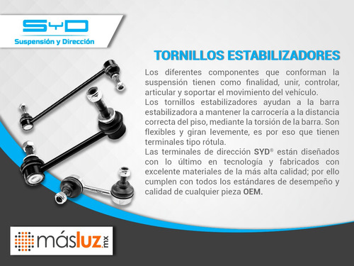 (2) Tornillos Estabilizadores Del Transit 07/19 Línea Azul