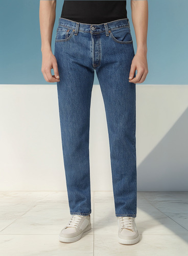Pantalón De Caballero Jeans Modelo 501 Recto Con Botones