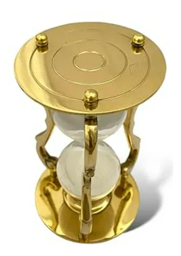 Reloj De Arena Antiguo De 5 Minutos Para Escritorio Náutico