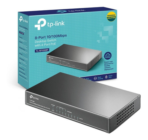 Switch Poe Tp Link 1008p Ethernet 4 + 4 Poe Desktop Cuotas