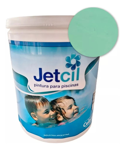 Pintura Para Piscinas Jetcil Verde Caribe Por 4 Litros