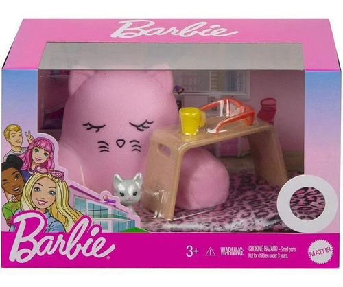 Barbie Móveis E Acessórios - Sofá Gatinho Grg57