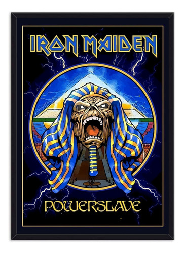 Cuadro Decorativo Póster Iron Maiden Powerslave