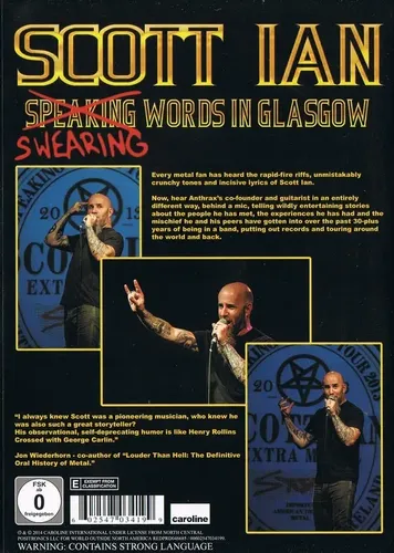 その他 Swearing Words in Glasgow [DVD] d2ldlup Scott Ian Anthrax Swearing Words In Glasgow Dvd | MercadoLibre