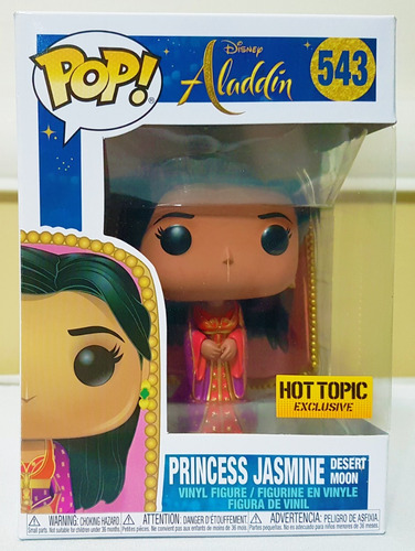 Funko Pop! Disney Aladdin  - Princesa Jasmine #543 Hot Topic