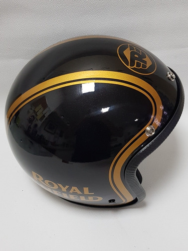Imagem 4 de 8 de Capacete Oldschool Classico Pintura Royal Enfield -rebaixado