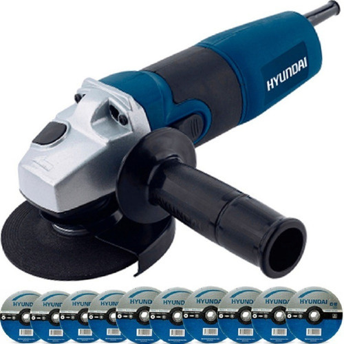 Kit Taladro 600w Percutor + Amoladora 41/2 800w Hyundai