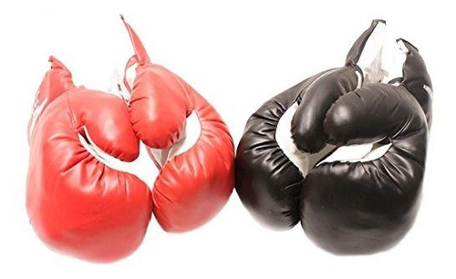 Guantes De Boxeo Y Entrenamiento 12oz, Rojo Y Negro.