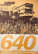 Comprar Manual De Uso Y Mantenimiento Tractor Fiat Someca 640