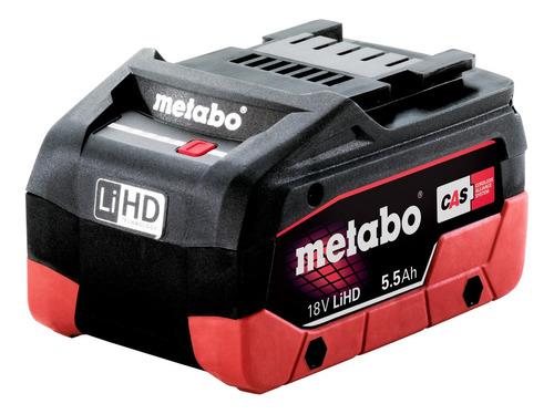 Batería Metabo Lihd 18v 5.5ah Aircooled Indicador De Carga