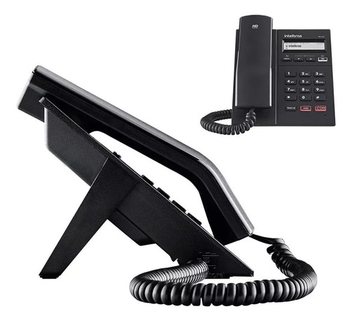 Telefone Com Fio Intelbras Ip Tip 125i Preto - Reembalado