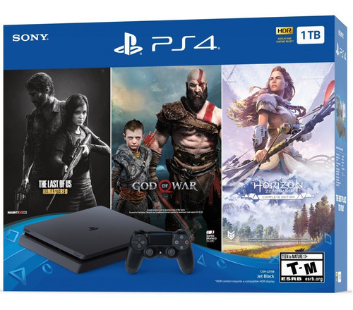 Ps4 Slim 1tb Good Of War, The Last Of Us, Horizon Zero Dawn