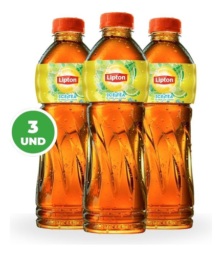 Te Lipton Limon 500ml Pack 3und