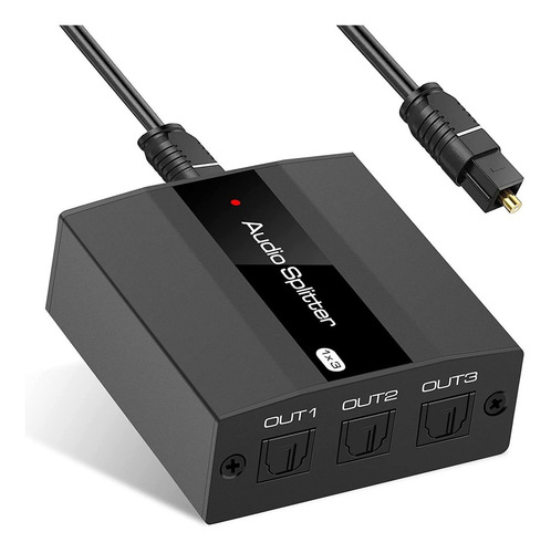 Splitter Divisor De Audio Optico Digital Cmst | Toslink Ps4