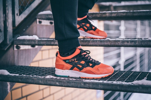 Tenis Asics Gel Lyte V Coral/black Miami Pack