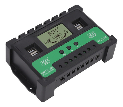 ! Controlador Solar Lcd, 12 V, Descarga De Carga, 24 V,
